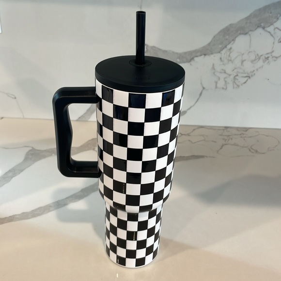 Simple Modern - Black & White Checkmate - 40oz Trek Tumbler - NWT! - Picture 6 of 11